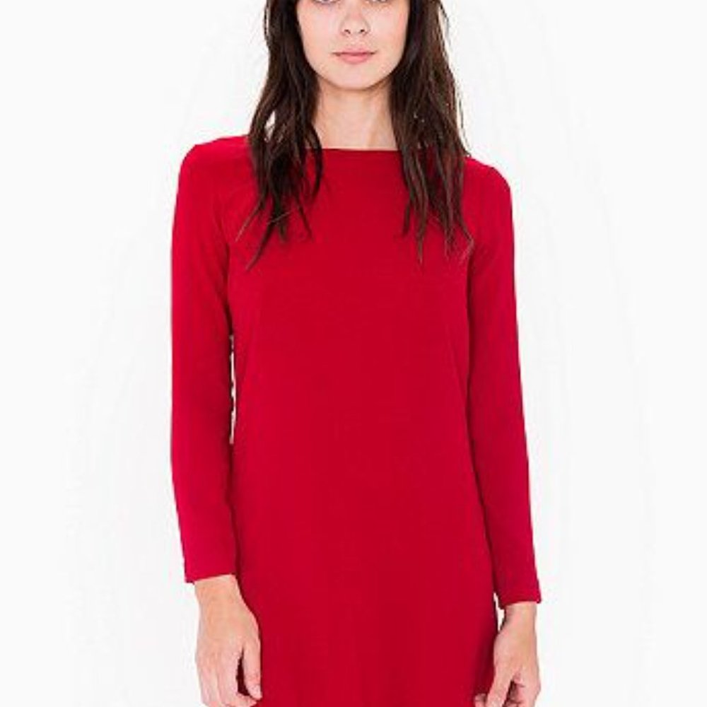 American Apparel Red Gia Mini Dress XS